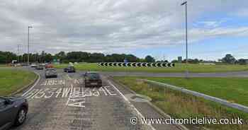 Three people taken to hospital following hit and run in Northumberland