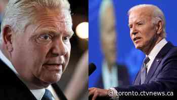 'I felt sorry for him': Ontario Premier Doug Ford speaks on U.S. President Joe Biden's step back