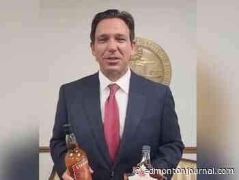 Alberta premier honours playoff bet, sends two bottles of whisky to Florida Gov. Ron DeSantis