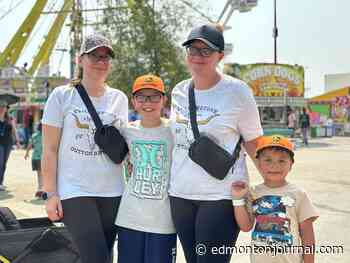 Fairgoers beating the heat at Edmonton's KDays