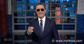 Stephen Colbert Retires His Joe Biden Sunglasses
