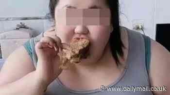 Horror as extreme eater, 24, DIES during livestream of 10-hour food binge on chocolate cake and chicken and seafood after her stomach ripped open