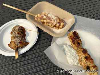 Three to Eat: Meat on a Stick at Taste of Edmonton 2024