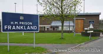 Man in his 60s detained after police officer stabbed in Frankland prison during interview with remand prisoner
