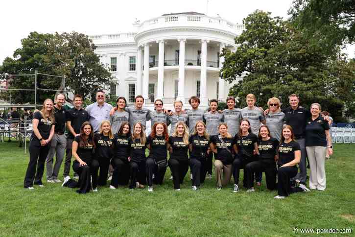 University of Colorado Ski Team Visits White House