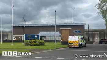 Police officer stabbed in chest at high security prison