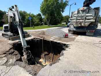 Stittsville Main Street closed after water main break