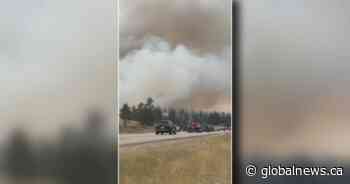 Evacuees capture videos of Jasper wildfire