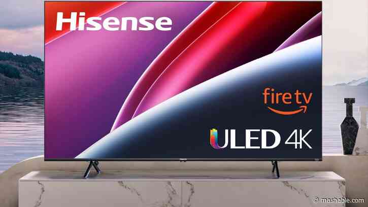 Grab a Hisense 50-inch QLED 4K TV for an all-time low price