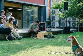 Gaspar Cohen speelt muziek voor honden en hun eigenaars op dakterras M HKA