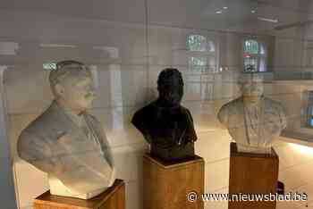 Bustes van drie directeurs van voormalige Antverpia-bank verwelkomen voortaan bezoekers