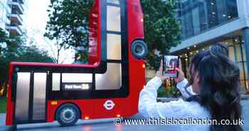 Commuters left stunned as London bus folded in half