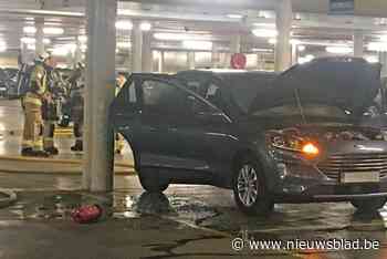 Ondergrondse parking in Sint-Truiden ontruimd door brandende asbak in auto