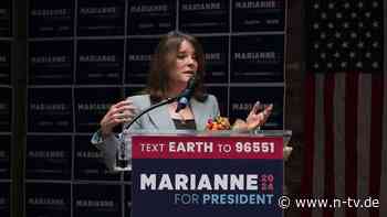 Aufruf der krassen Außenseiterin: Marianne Williamson gibt Kampf um US-Präsidentschaft nicht auf