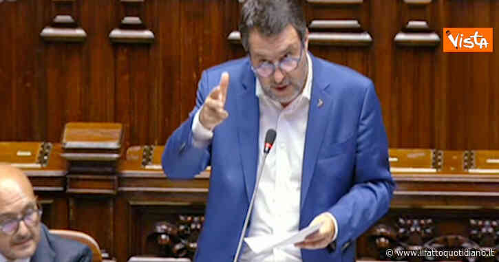 Salvini in Aula: “Disagi ferroviari? Situazione inaccettabile, abbiamo chiesto chiarimenti ai tecnici”