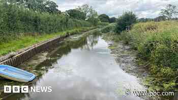 Canal section closed after breach causes towpath collapse
