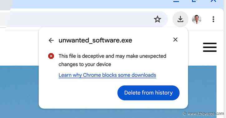 Chrome adds new warnings and cloud scanning for suspicious downloads
