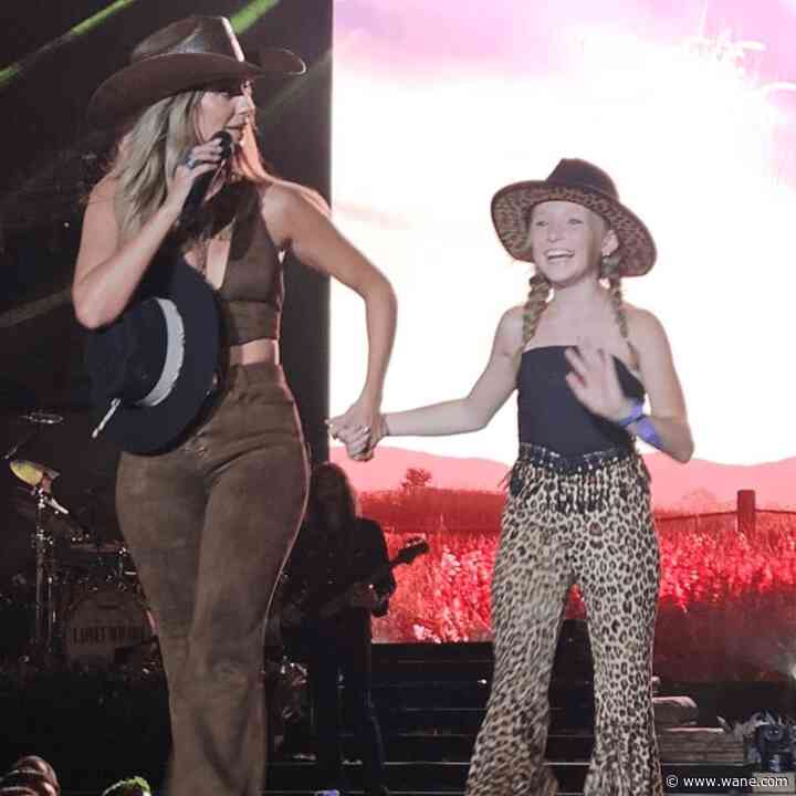 WATCH: Country music star wishes Kendallville girl 'Happy Birthday' on stage