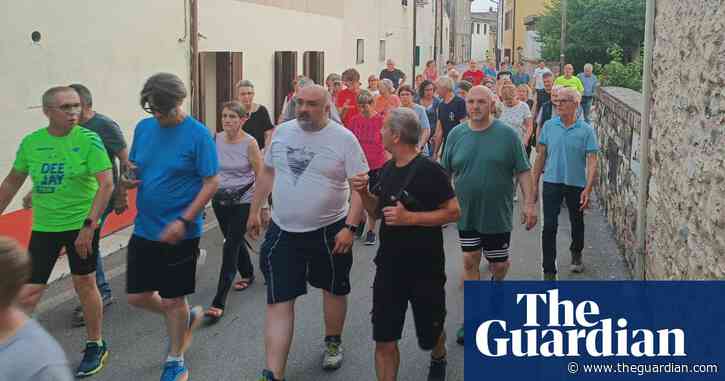 Italian town joins mayor on walks to lose weight blamed on his ‘convivial obligations’