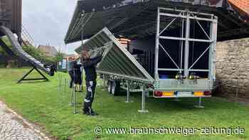 Es geht los: So läuft der Aufbau für Salzgitters Kultursommer