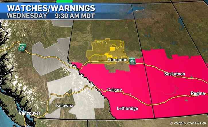 Heat warnings and poor air quality on Wednesday