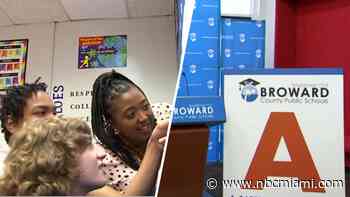 Broward County Public Schools earns A grade for first time since 2011
