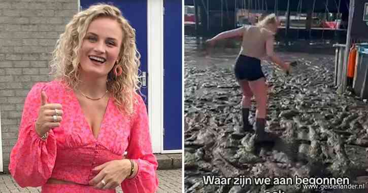 Jo-Ann gaat viral: ze verliest haar telefoon op de Zwarte Cross, keert terug en vindt ’m in de drek