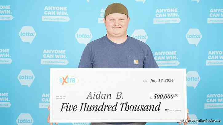 Chilliwack resident plans to invest, possibly travel after winning huge Lotto Max prize