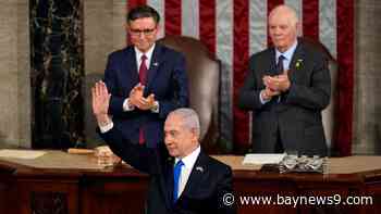 Facing protests, boycotts and accusations of war crimes, Netanyahu pushes Congress for more support in Gaza