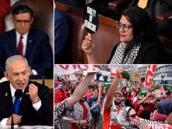 Fischi, cartelli e arresti: a Washington va in scena la contestazione a Israele