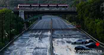 More rain in Toronto floods DVP, subway station and causes sewage bypass