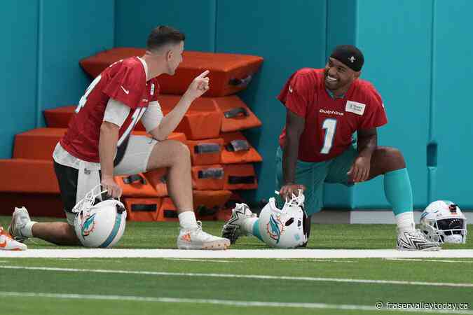 Tua Tagovailoa participates in Dolphins’ first day of workouts with contract unresolved