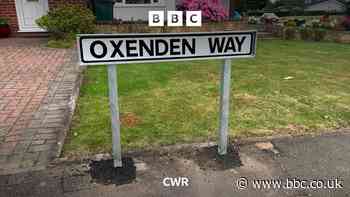 Ernesford Grange road name typo