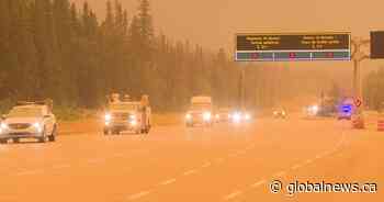 Jasper wildfire reaches townsite, first responders evacuated to Hinton