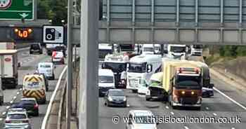 M25 Dartford Crossing closes for 4 hours after serious crash