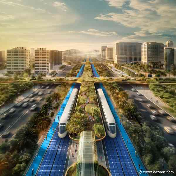 Dubai to convert 64-kilometre-long highway into "human-centric" Green Spine