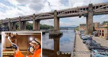 Over 3,000 litres of paint used as £5.2m project to strengthen High Level Bridge finishes