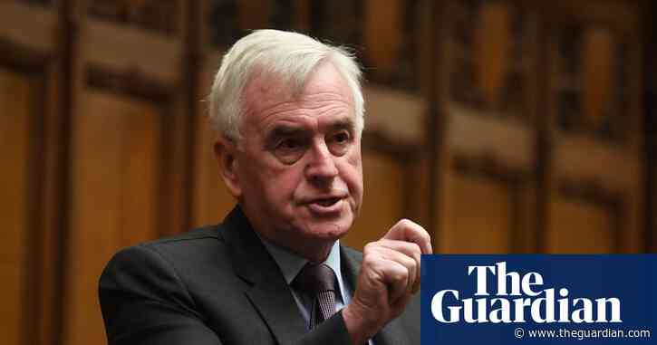 Labour will be pushed to axe two-child benefit cap, says John McDonnell