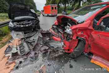 Warendorfer Straße nach Unfall voll gesperrt