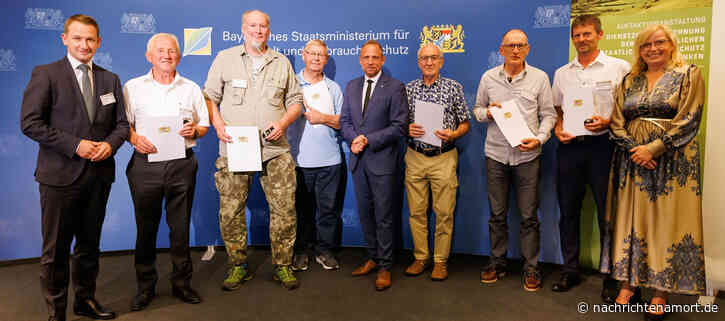 Ehrenamtliche Naturschutzwächter vom Umweltministerium ausgezeichnet