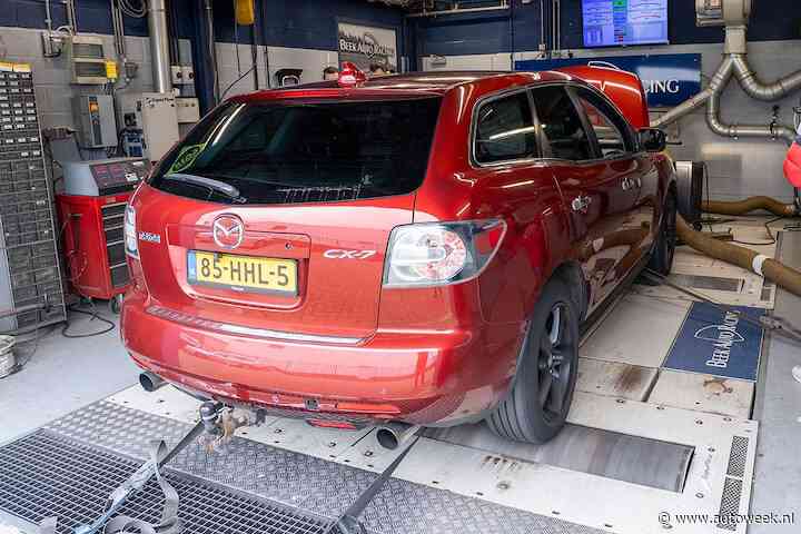 Mazda CX-7 (2008) - Op de rollenbank