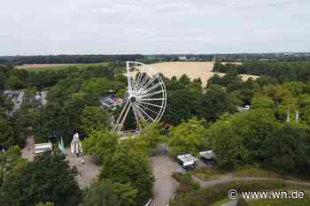 Vor dem Allwetterzoo dreht sich jetzt ein Riesenrad
