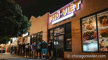 Bò kho in front, party in the back