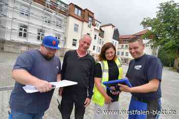 Baustellen-Besuch in der alten Auguste