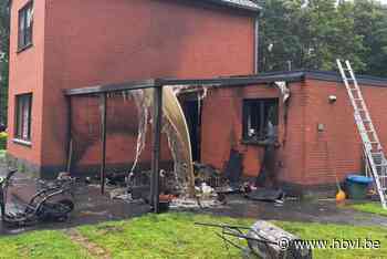 Vrouw loopt lichte brandwonden op bij barbecue die vuur vat in Houthalen