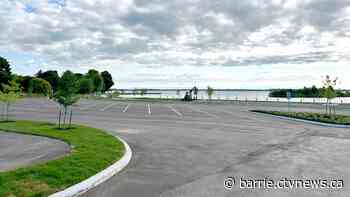 Centennial Park Boat Launch parking lot at Orillia's waterfront reopens
