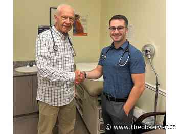 Just what this doctor ordered: New MD takes over practice as his longtime Sarnia family doctor retires