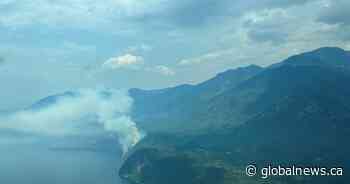 Dozens of wildfires burning in B.C.’s Slocan Valley