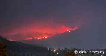 Homes lost due to wildfire near Golden B.C. with evacuation order, alert in place