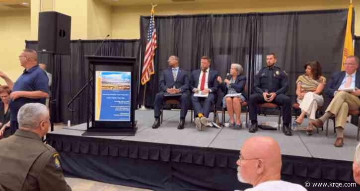 New Mexico governor speaks on public safety during town hall